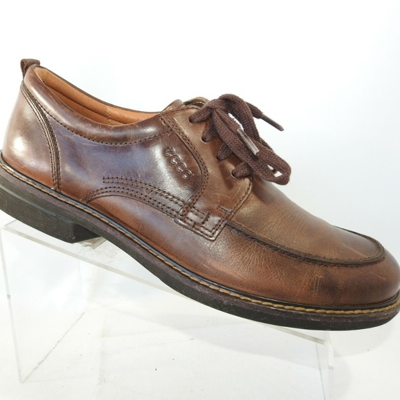 Ecco Size 12 M Brown Leather Casual Mens R4B18 main image 7